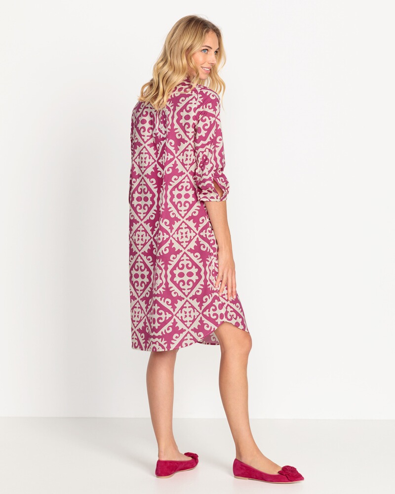 Midi-Kleid mit Allover-Print, Brigitte von Schönfels