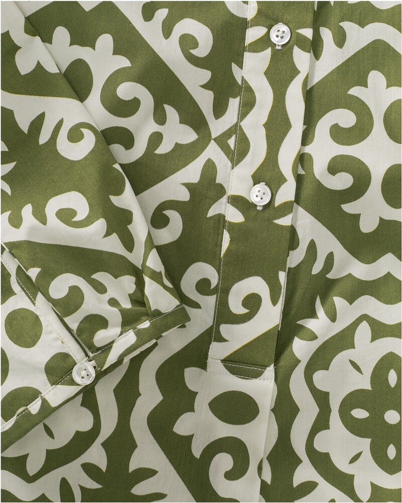 Midi-Kleid mit Allover-Print, Brigitte von Schönfels