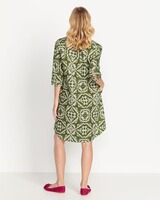 Midi-Kleid mit Allover-Print, Brigitte von Schönfels