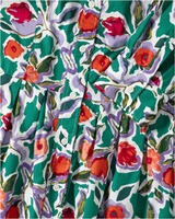 Hemdblusenkleid mit Blumenmuster, Brigitte von Schönfels