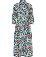 Hemdblusenkleid mit Blumenmuster, Brigitte von Schönfels