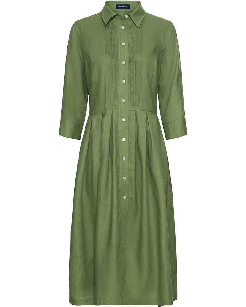Leinenkleid mit Biesen