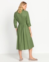 Leinenkleid mit Biesen, HIGHMOOR