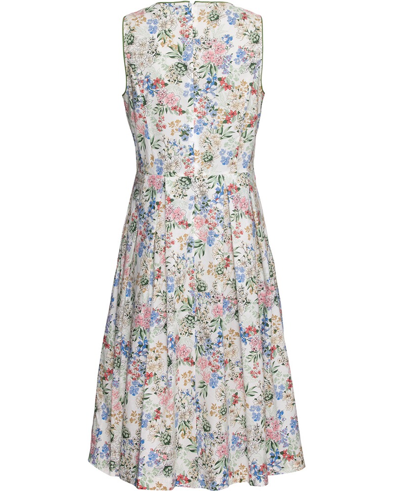 Ärmelloses Kleid mit floralem Allover, Luis Steindl
