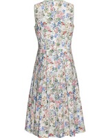 Ärmelloses Kleid mit floralem Allover, Luis Steindl