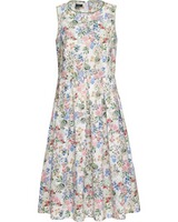 Ärmelloses Kleid mit floralem Allover, Luis Steindl