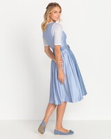 LS Dirndl blue-grey apron floral, Luis Steindl