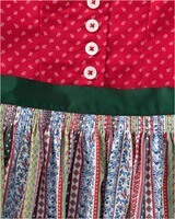 LS Dirndl red apron patterned, Luis Steindl