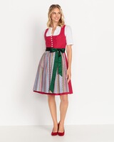 LS Dirndl red apron patterned, Luis Steindl