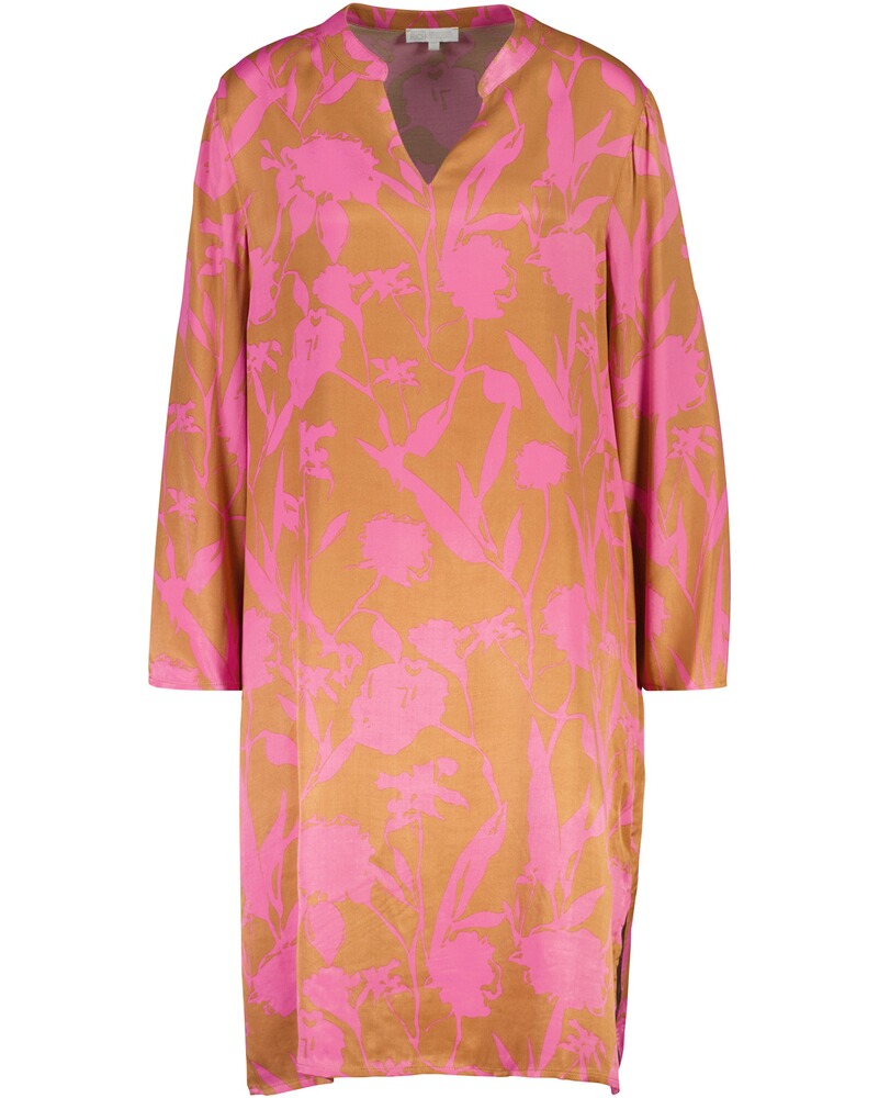 Midikleid mit Allover-Blumenmuster