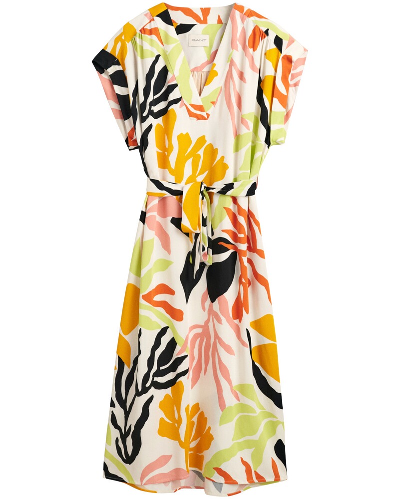 Kleid mit Palmen