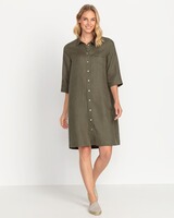 Linen shirt dress, In Linea