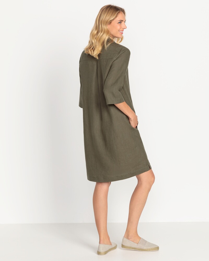 Linen shirt dress, In Linea