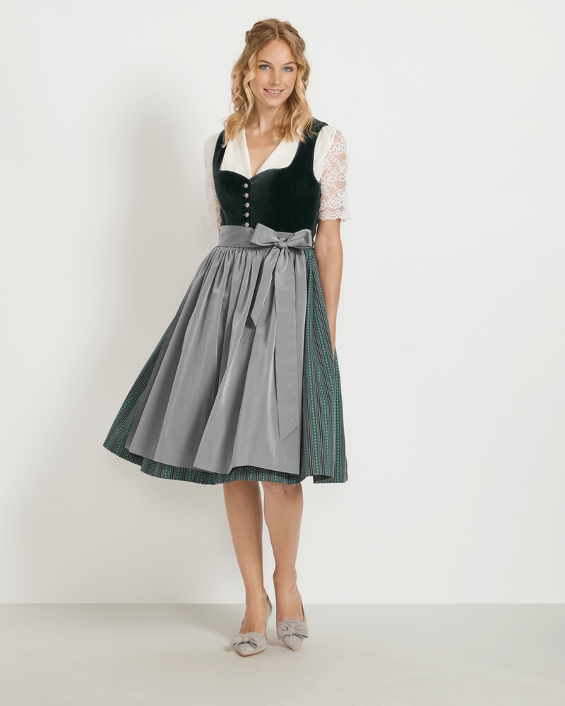 LS Dirndl velvet fir, jacquard, Luis Steindl