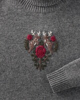 Strickkleid mit Hirschmotiv, REITMAYER