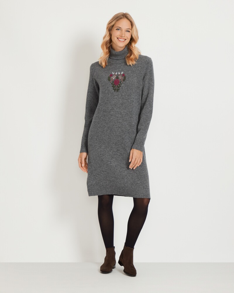 Strickkleid mit Hirschmotiv, REITMAYER