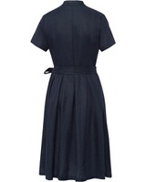 Halbarm-Kleid mit Gürtel, Luis Steindl