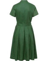 Halbarm-Kleid mit Gürtel, Luis Steindl