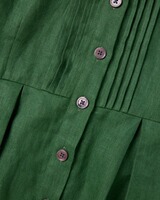 Halbarm-Kleid mit Gürtel, Luis Steindl