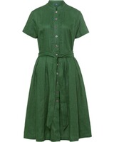 Halbarm-Kleid mit Gürtel, Luis Steindl
