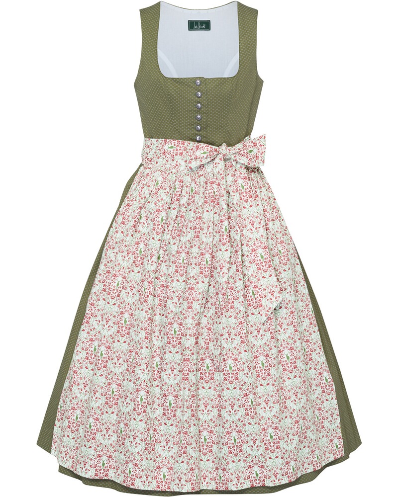 Dirndl Hirsch-Blumen-Muster