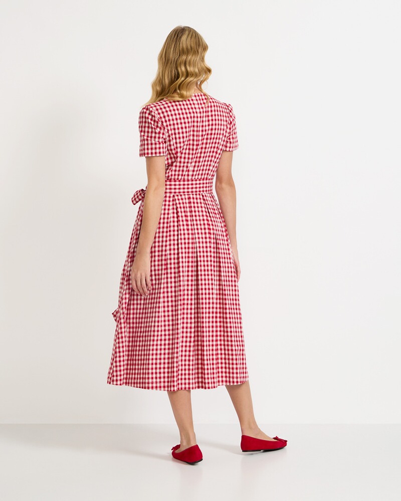 Vichykaro-Leinenkleid, Luis Steindl