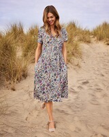 Halbarm-Kleid mit Druck, Brigitte von Schönfels