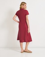 Kurzarm-Leinenkleid, Brigitte von Schönfels