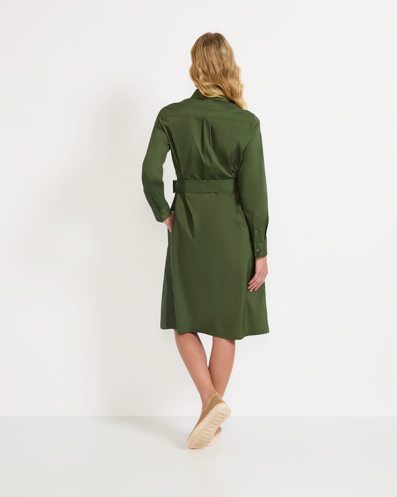 Hemdblusenkleid mit Bindegürtel, Brigitte von Schönfels