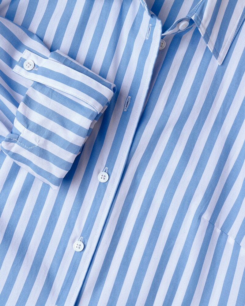 Langes Streifen-Kleid, HIGHMOOR