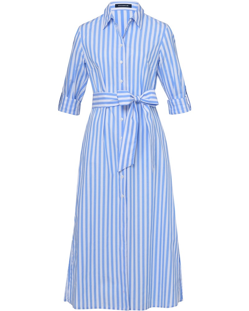 Langes Streifen-Kleid
