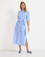Langes Streifen-Kleid, HIGHMOOR