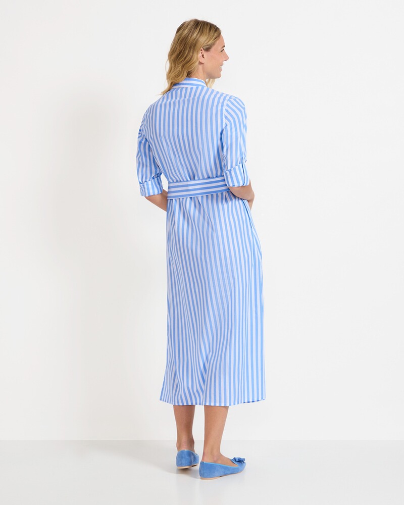 Langes Streifen-Kleid, HIGHMOOR