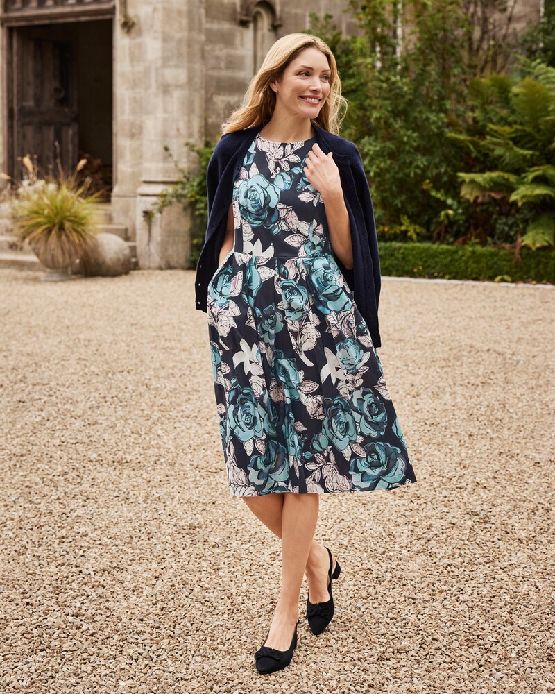 Kleid mit Blumenmuster, HIGHMOOR