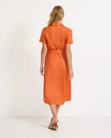 Halbarm-Kleid mit Brusttaschen, HIGHMOOR