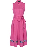Leinenkleid mit Blumen, REITMAYER