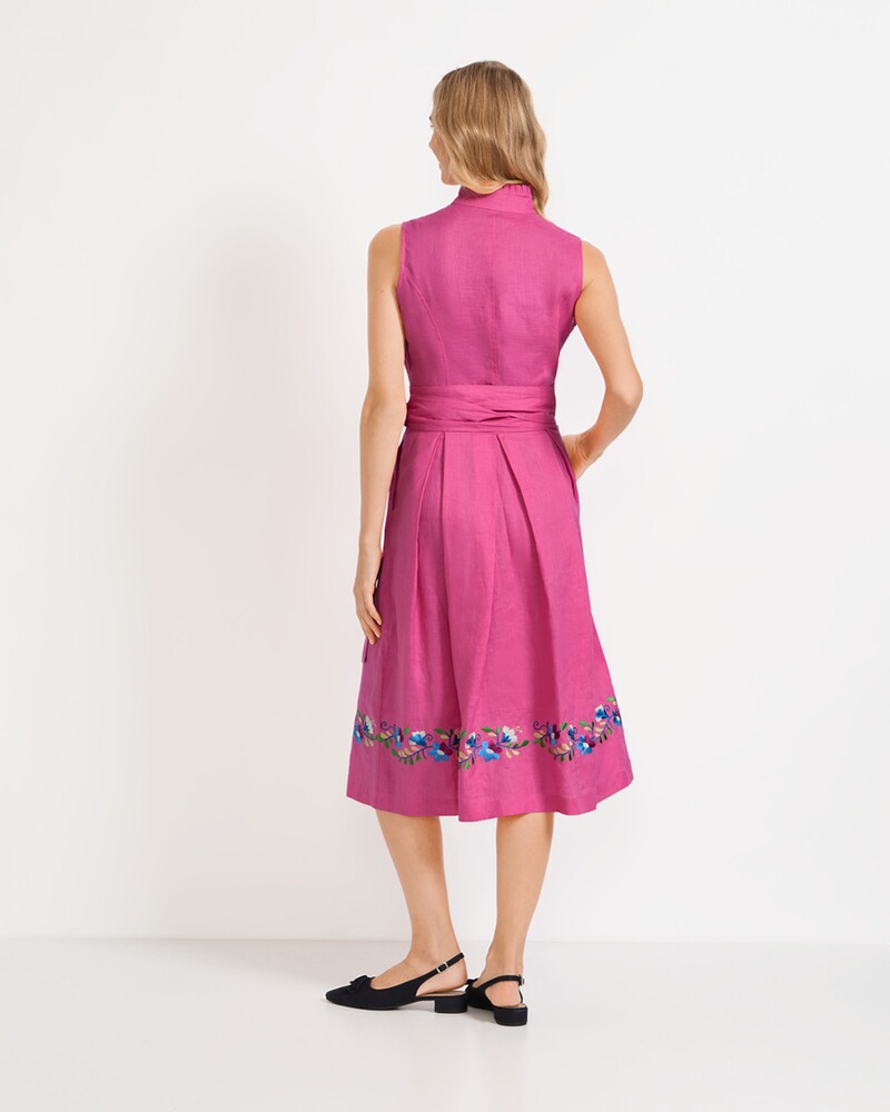 Leinenkleid mit Blumen, REITMAYER