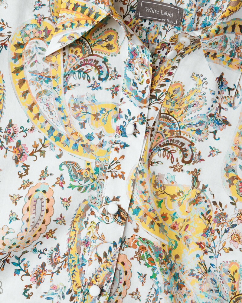 Paisley-Halbarmkleid, White Label