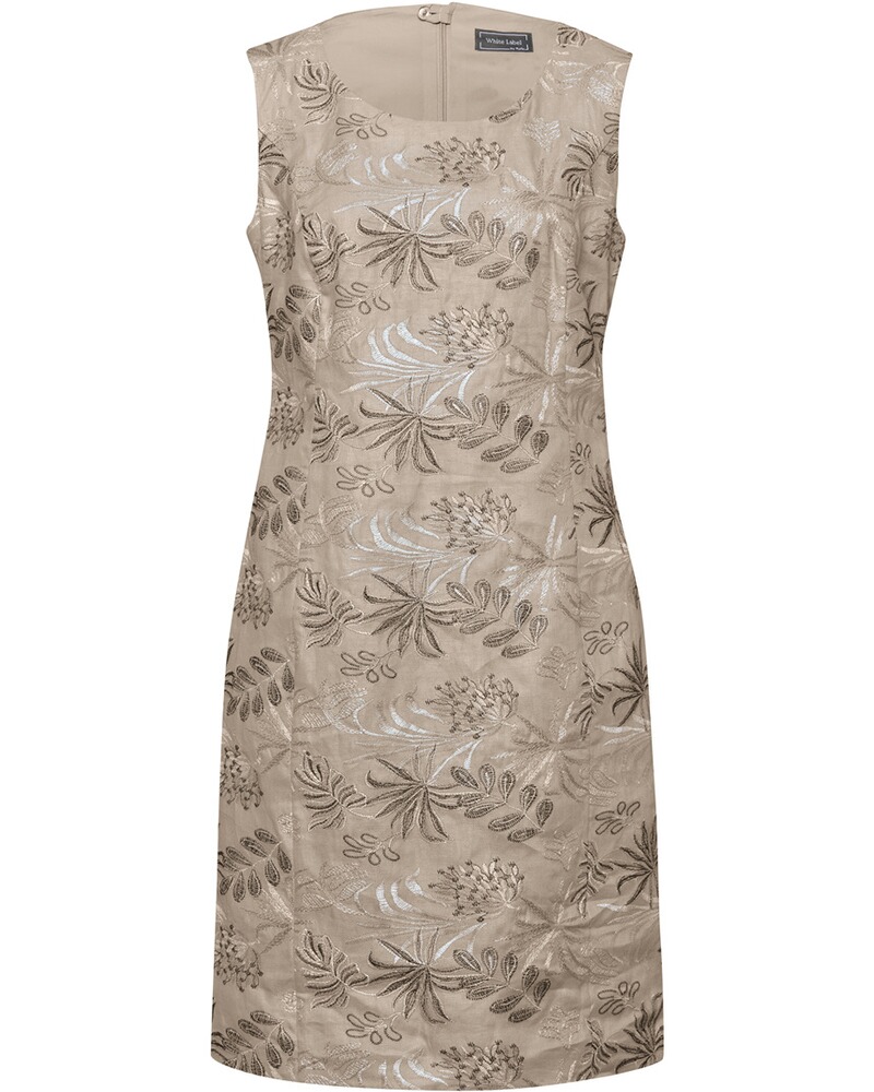 Besticktes Leinenkleid