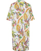 Kaftankleid mit Allover-Print, White Label