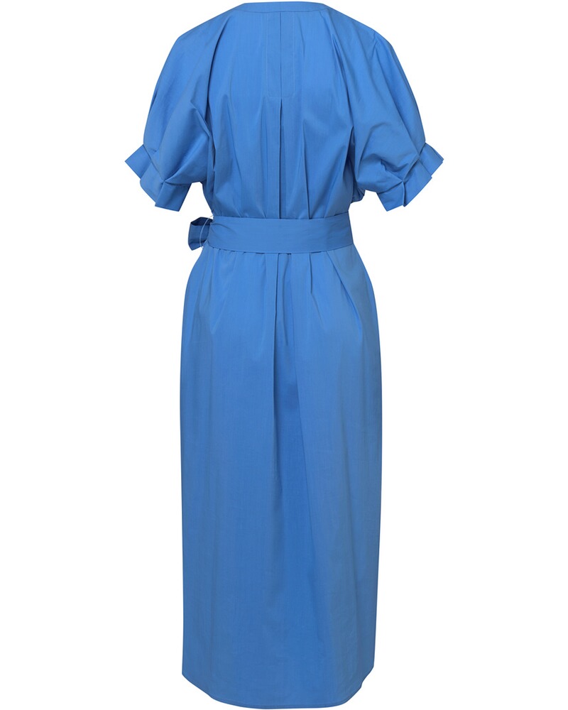 Midikleid mit Bindegürtel, White Label