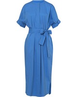 Midikleid mit Bindegürtel, White Label