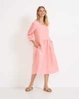 Leinen-Maxikleid, In Linea