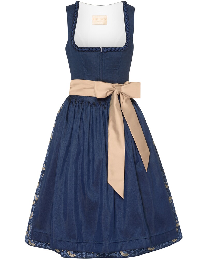 Midi-Dirndl mit Jacquardrock