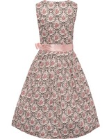 Midi Dirndl mit Rosenprint, Almsach