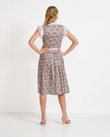 Midi Dirndl mit Rosenprint, Almsach