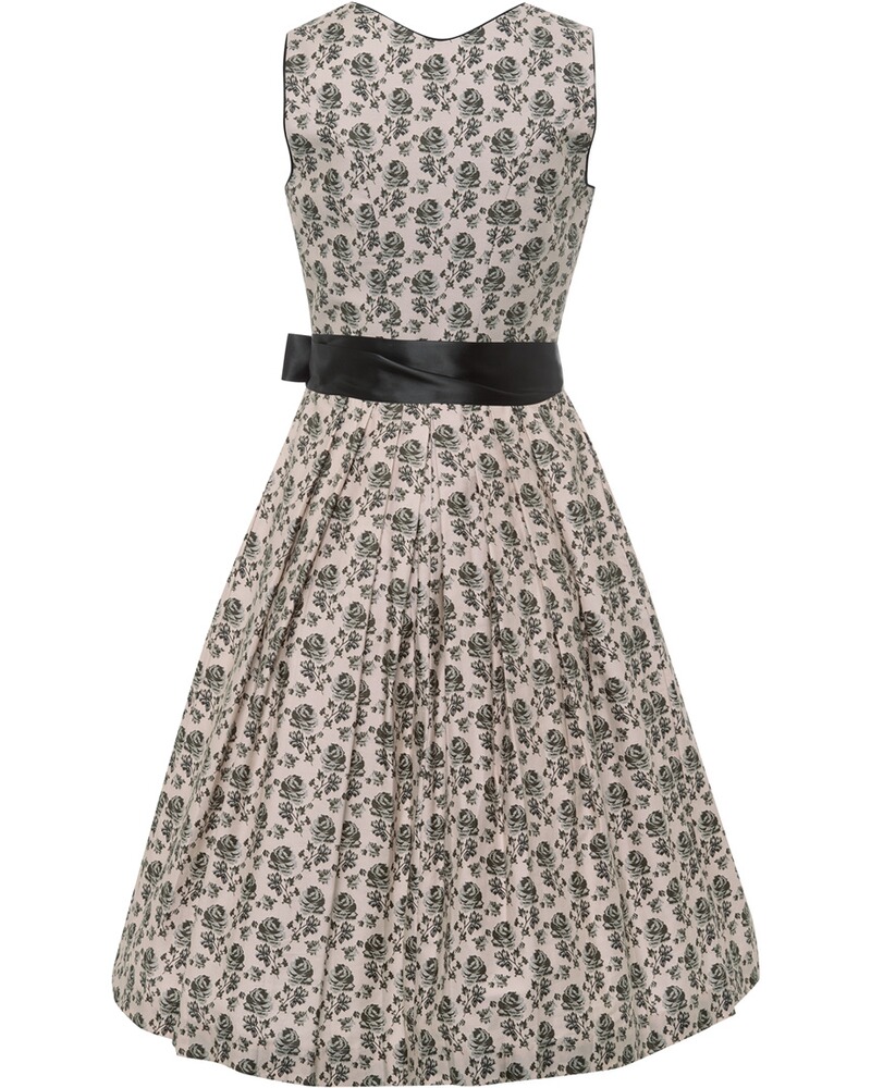 Midi Dirndl mit Rosenprint, Almsach