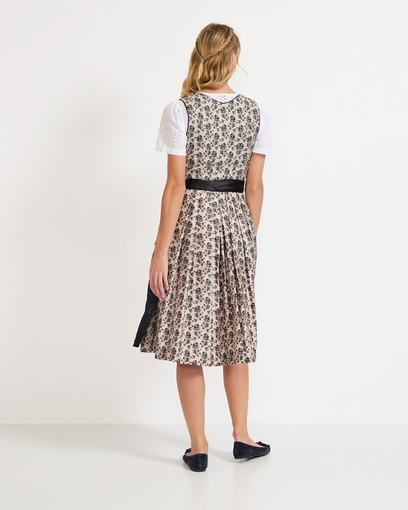 Midi Dirndl mit Rosenprint, Almsach