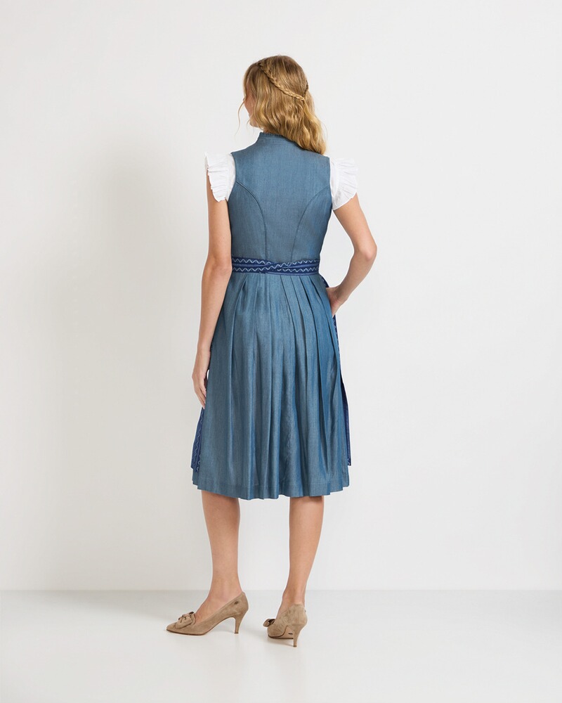 Midi Dirndl in Jeansoptik, Almsach