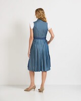 Midi Dirndl in Jeansoptik, Almsach